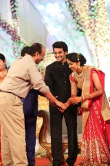 Hero Aadi Wedding Reception Photos